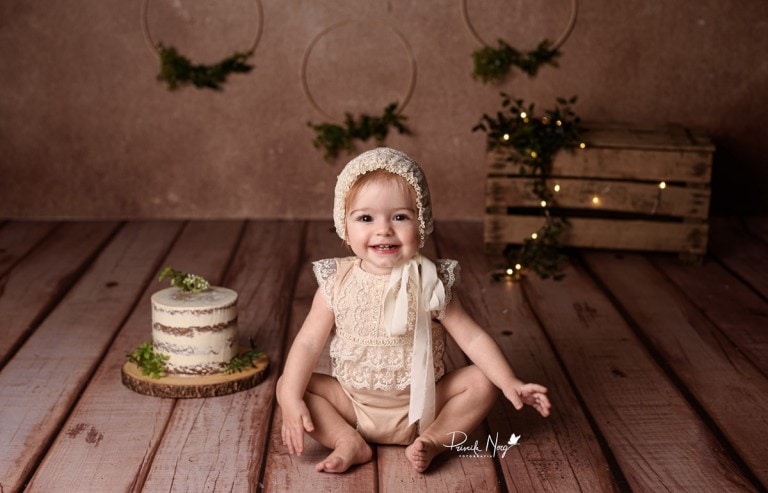 Fotografa de smash cake en palma
