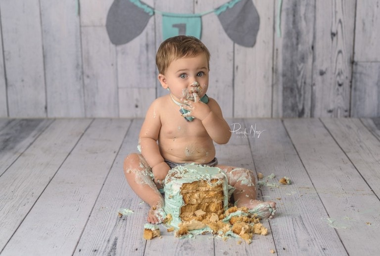 Fotografia de smash cake en palma