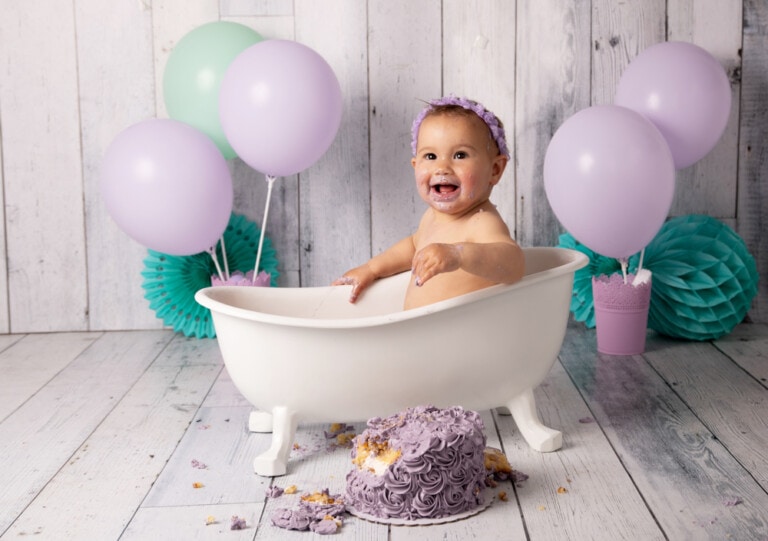 Fotografia smash cake en palma