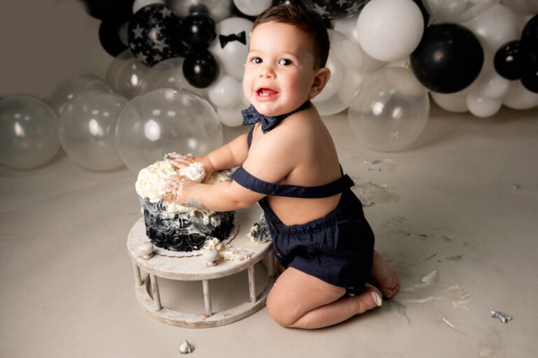 Fotografia de smash cake en palma